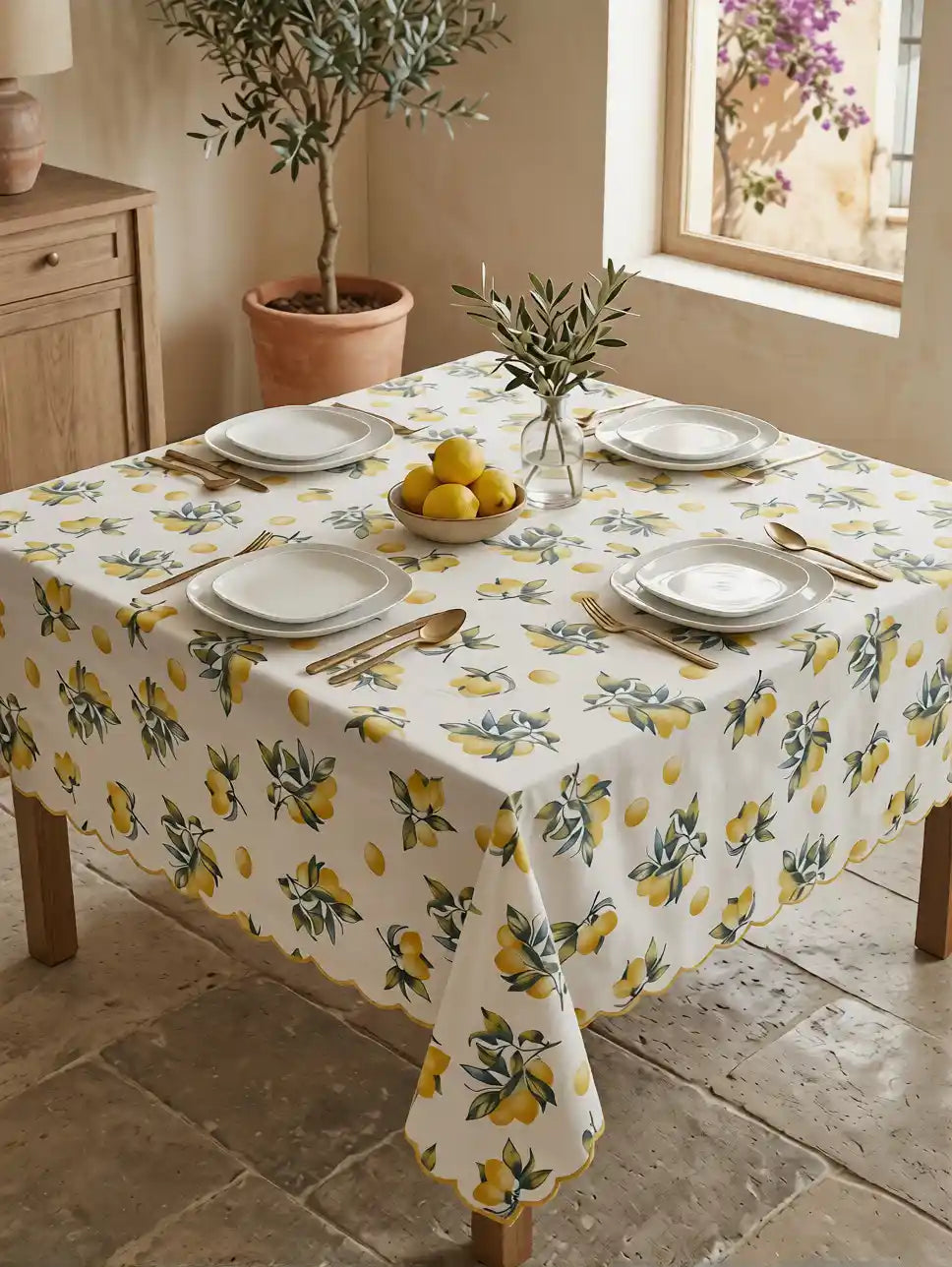 mantel limón zumo
