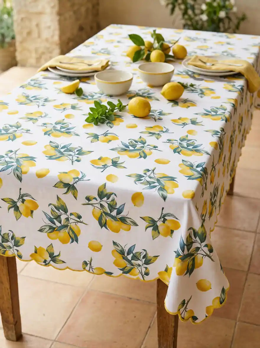 mantel limón zumo