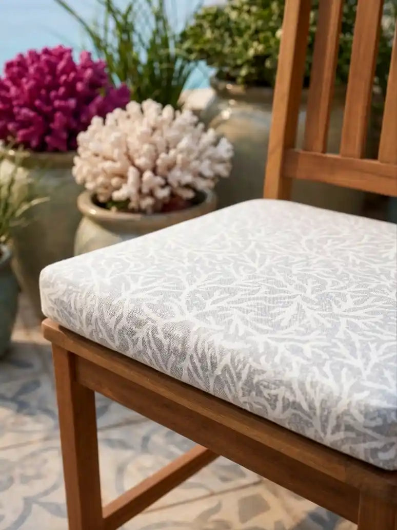 cojin para la silla coralium gris