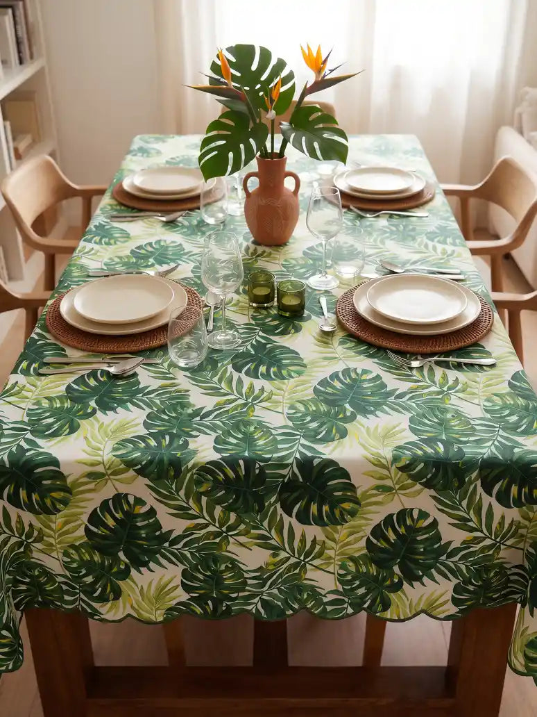 mantel palmeras