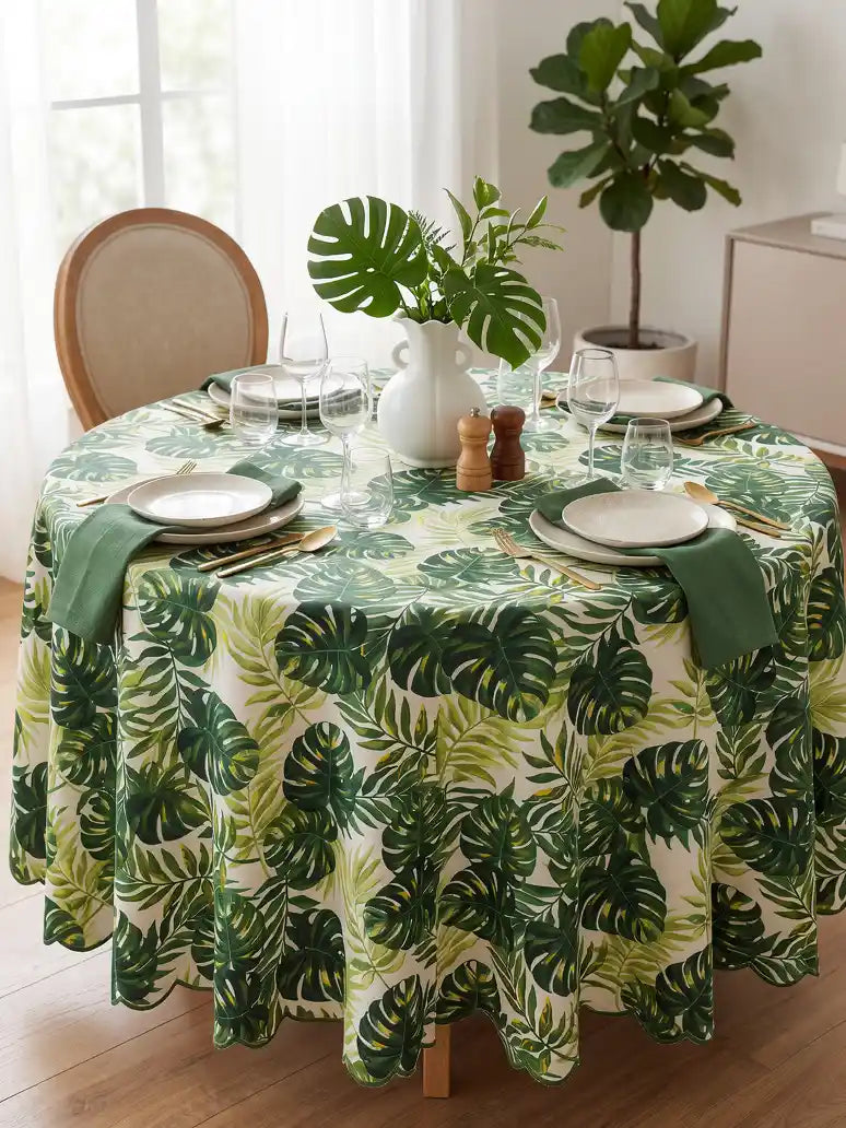 mantel palmeras