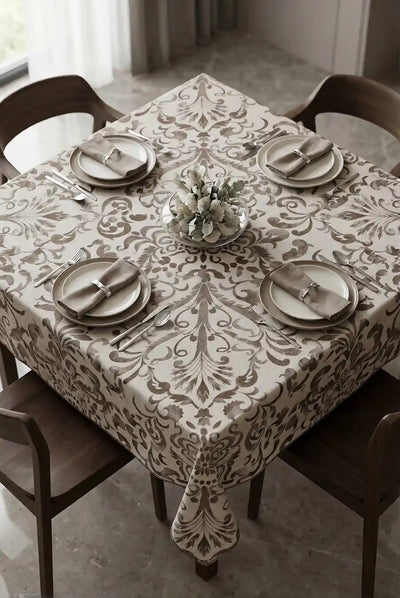 mantel espigas marron