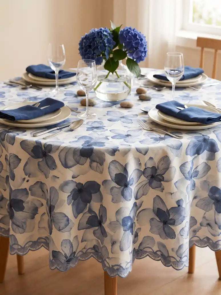 mantel tutuky flor azul