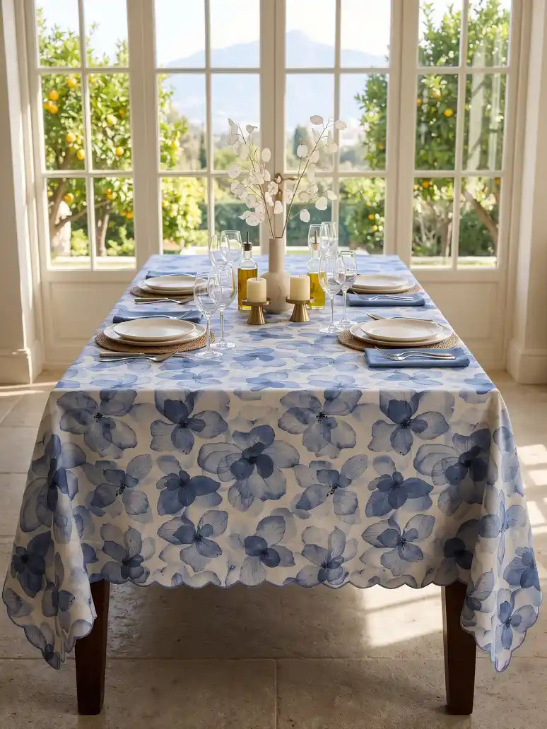 mantel tutuky flor azul
